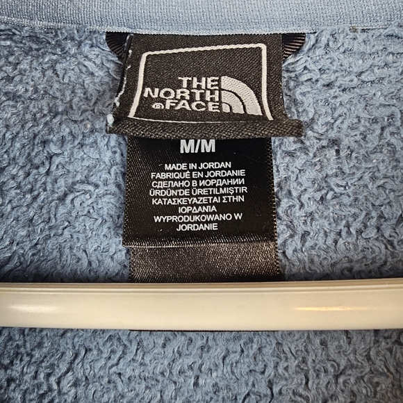 The North Face Womens Fleece Jacket Blue Full Zip Size M Layer Pockets Warm - Picture 6 of 7